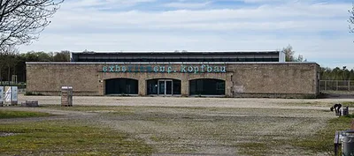 Zuschauertribühne am Flughafen München-Riem
