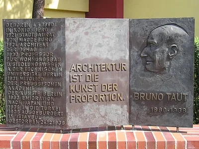 Gedenktafel für Bruno Taut