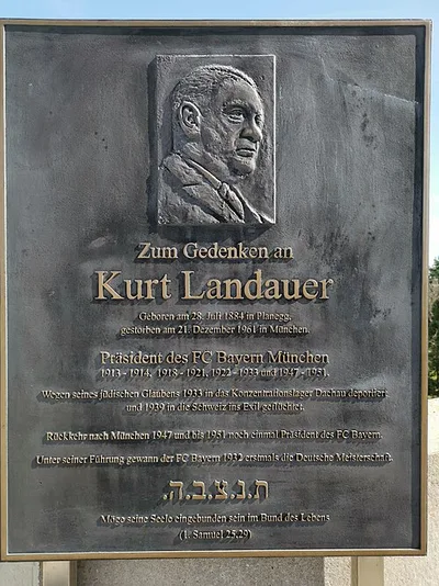 Kurt Landauer Gedenktafel