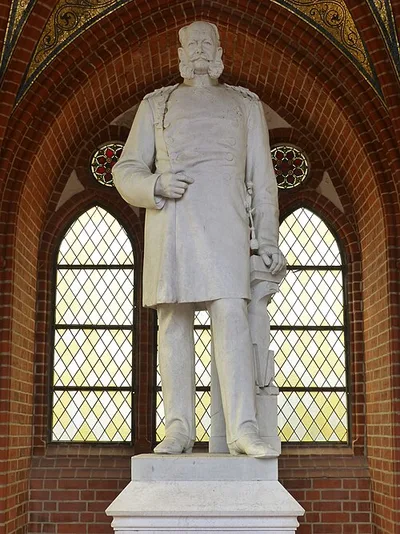 Standbild Kaiser Wilhelms I im Grunewaldturm